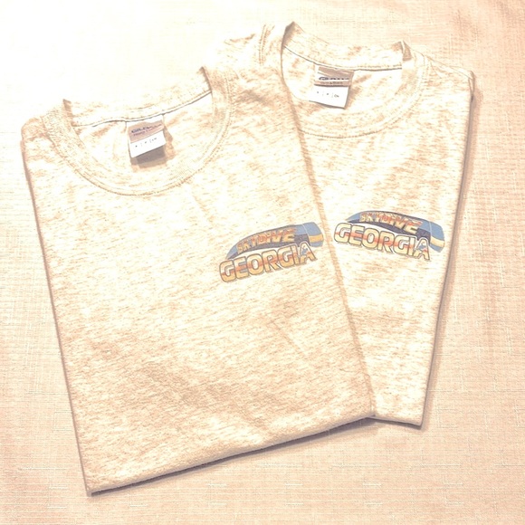 GILDAN SKYDIVE GEORGIA TEE SHIRT BUNDLE OF TWO - Picture 4 of 6